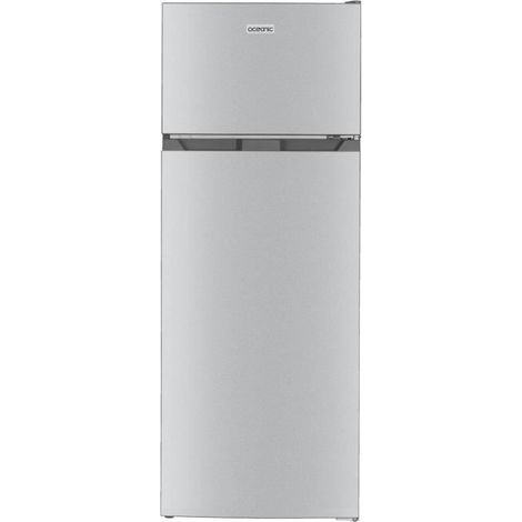 Oceanic – Réfrigérateur haut 206L OCEAF2D206S3 – 2 portes – Froid statique – 40 dB – Pour petits espaces – Silver