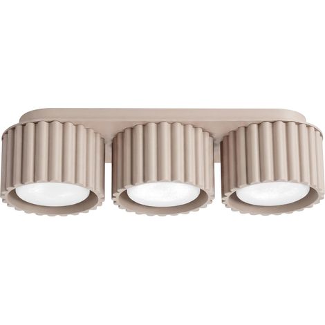 Plafonniers AURA aluminium taupe 3xGx53 32.5cm Sollux (1/2)