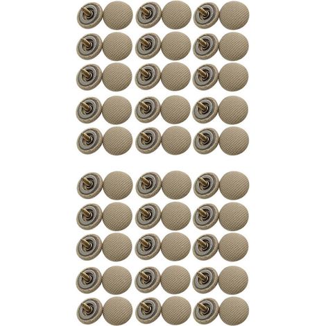60 vis de fixation pour ciel de toit de voiture, clips de fixation, rivets à pression, boutons de réparation beiges (1/5)