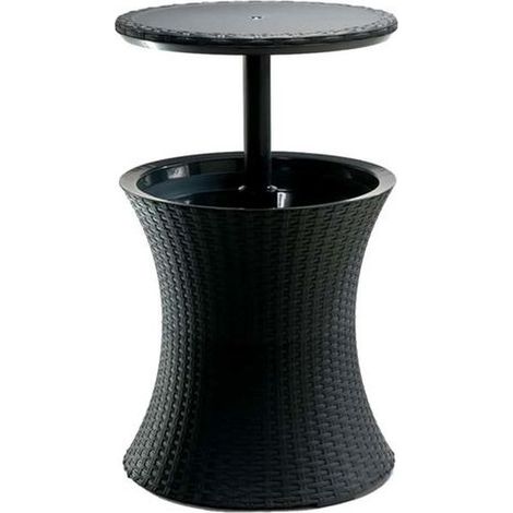 Keter COOL BAR mueble multifunción negro jardín