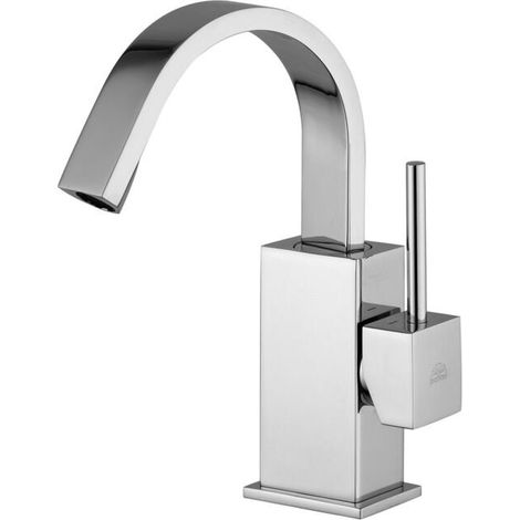 Paffoni Bidetmischer mit schwenkbarem Auslauf Level Serie LEA838CR  Verchromt - Messing