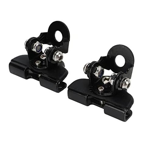 2 Pièces Support de Barre Lumineuse LED, Kit de Support de Capot de Pilier Réglable Universel Support de Pince de Lampe de Travail LED en Acier Inoxydable (1/5)