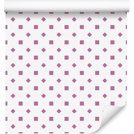 Papier peint à pois blancs, ton clair pour salon et chambre 50x1000 cm (1/5)