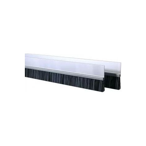 Joint de sol en aluminium argenté – Fixation par vissage – Hauteur 79 mm – Longueur 3000 mm – Pour portes intérieures et extérieures – Ellen