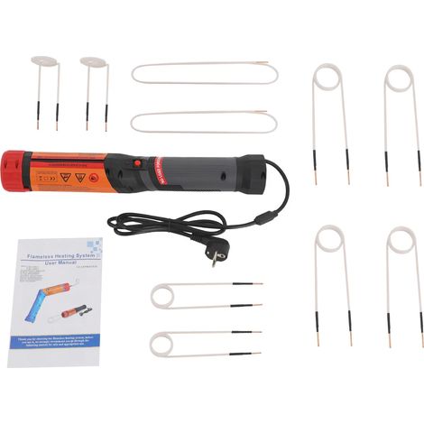Gojoy – Chauffage à induction magnétique 1100W – Température jusqu'à 800°C – 10 bobines chauffantes – Pour vis et roulements rouillés (1/5)