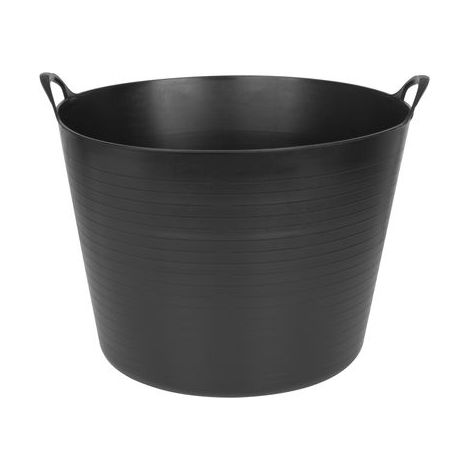 Eimer Strend Pro Flexi, schwarz, Bau, mit Ohren, 46,5x37 cm, 42 Liter