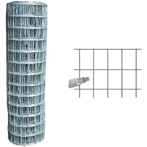 RETE ELETTROSALDATA ZINCATA 75 x 50 Filo Ø mm. 1,7 - H. cm 180