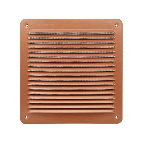 Griglia da sovrapporre in metallo con rete l. 228 x h. 228 mm alluminio bianco