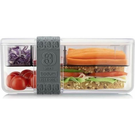 Bodum Bistro Lunchbox grau modernes kompaktes Design