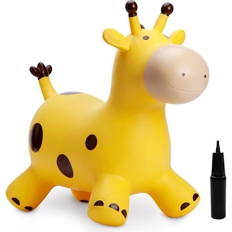 Girafe Animal Gonflable Sauteur pour Enfants de 1 à 6 Ans (1/5)