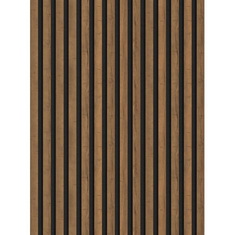 Mexen Lam-F akustische Wandpaneele 275 x 31,5 cm, Filz 6 mm, Mocca Eiche - S105-275317-2812-074 (1/5)