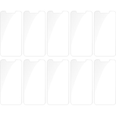 Protecteur D Ecran En Verre Trempé - Pour iPhone 14 - Haute Transparence - Résistant Aux Rayures Et Aux Chutes - Lot De 10 (1/5)