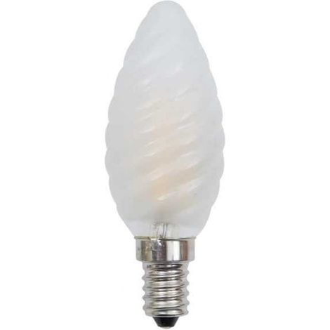 Ampoule e14 (slim) twisted candle value classic led 4w 2700k 450lm -a++
