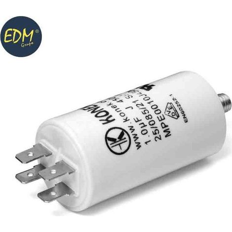 Condensatore MKA 50uF 5% 450V Ø5x11cm con picchetto M8 e doppio faston Konek