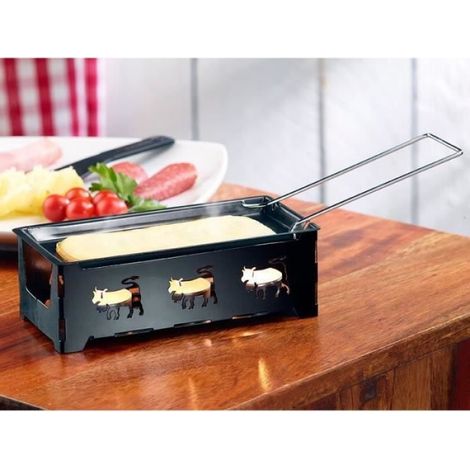 Appareil à raclette - - Pour 2 personnes - Noir - 3 appareils à bougie (1/4)
