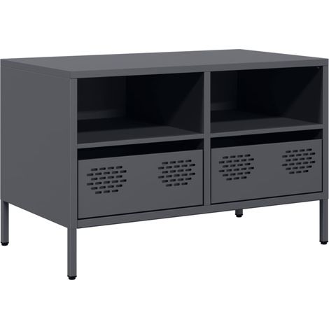 Maison Exclusive - TV-Schrank Anthrazit 68x39x43,5 cm Kaltgewalzt