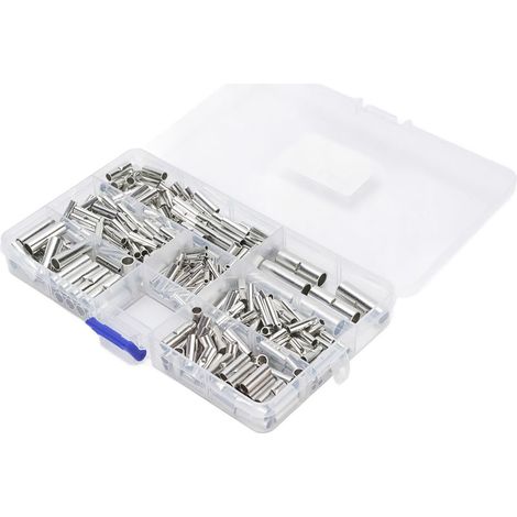 Lot de connecteurs d'épissures non isolés en cuivre étamé pour fils 26 à 6 AWG - 380 pièces, tube en cuivre pur pour applications électriques haute intensité (1/4)