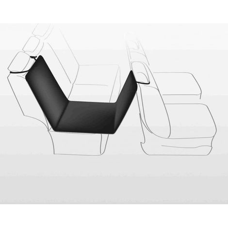 HOUSSE DE SIÈGE DE VOITURE, 0,65 X 1,45 M, NOIR/BEIGE TRIXIE 13235 (1/5)