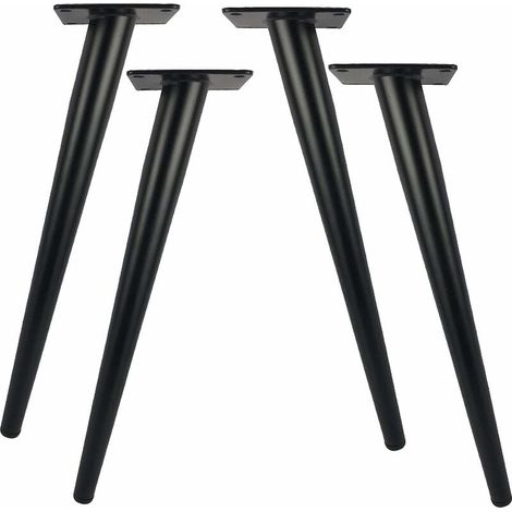 UlisemSet mit 4 30 cm langen Metall-Tischbeinen für moderne Möbel, Kommoden, Schränke, Schreibtische, Ottomanenstühle, Ersatz-Möbelstützbeine, 800 kg Tragkraft (1/4)