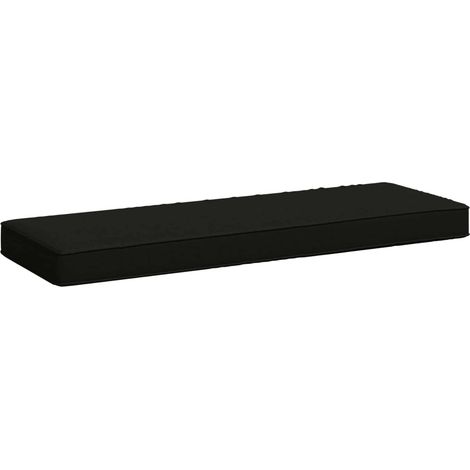 1-Piece Bench Cushion VUGHT 100% Polyester Black 60 x 30 x 5 cm vidaXL (1/5)