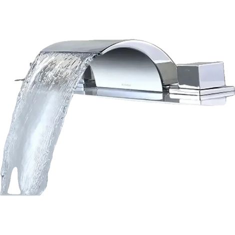 Duschsystem, Fünf-Loch-Installation, Modernes Design, Silber (1/2)