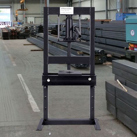 H Frame 6 Ton Hydraulic press, Black (1/5)