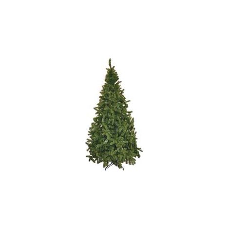 Albero di Natale Pino Verde 120 Cmh. con 202 Rami, Base in Metallo