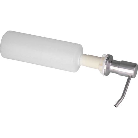 Seifenspender aus Edelstahl mit Druckknopf, 300 ml, Behälter für Seife und Spülmittel, Küchen- und Badezimmeraccessoires (1/5)