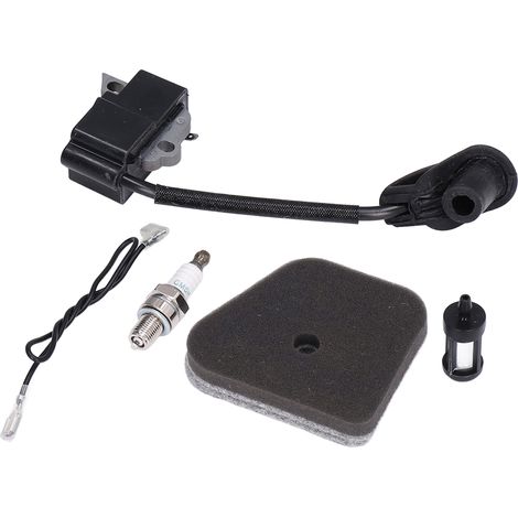 Module de bobine d'allumage, bougie d'allumage en éponge, filtre à huile adapté à Stihl FS90R FS100R, emballage haute pression (1/5)