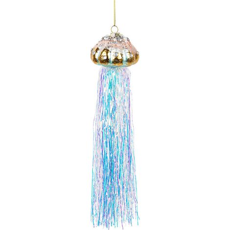 Pendentif méduse en perles de verre