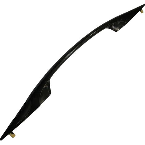 Tirador de puerta de horno, distancia de anclaje de 495 mm, plástico resistente, color negro, compatible con varios modelos, código original: 83030407