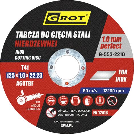 Flache Edelstahlscheibe T1A 1251,022, 10er-Set - G-553-2210