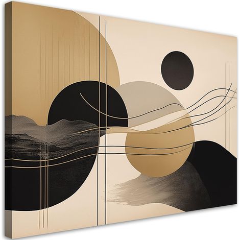 Tableau déco Abstraction géométrique Glamour 100x70 (1/5)
