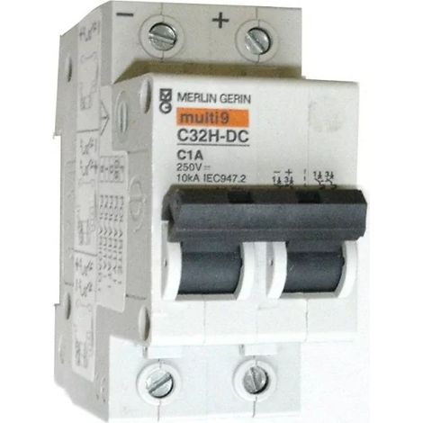 Schneider Merlin Gerin 20541 MODULAR MULTI 9 C32HDC 2 P'LES 1 C CURVE Leistungsschalter