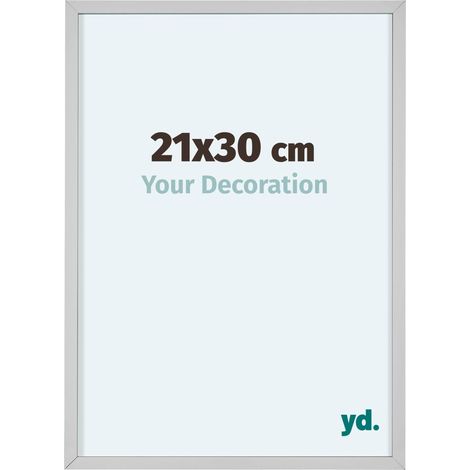 yd. - Cadre photo 21x30 - Blanc - Aluminium - Virginia (1/5)