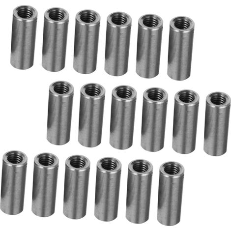 20 écrous de raccordement allongés en acier inoxydable, forme (1/5)