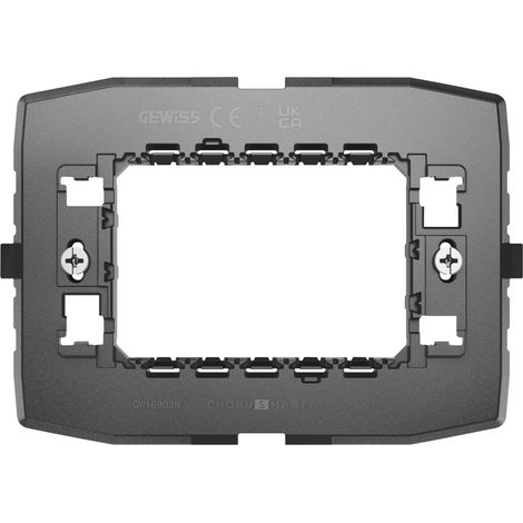 SUPPORT RECTANGULAIRE 3P EGO SMART GEWISS GW16803N