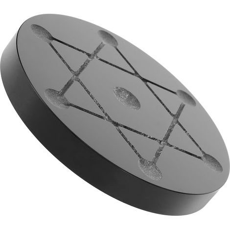 Support pour boule de cristal socle en obsidienne noire, design (1/5)