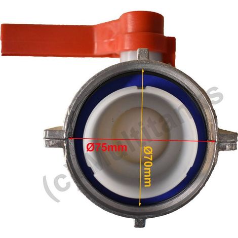 Typ-A-Kugelhahn (2 Zoll) mit 70-mm-Schwimmmutter für Schutztank (1/5)