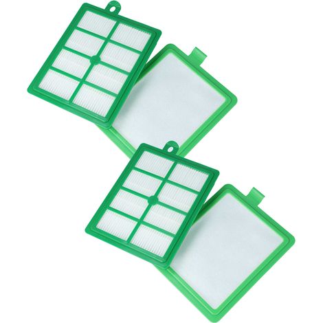 vhbw Lot de 4 filtres compatible avec Philips FC8031, Specialist, Performer, Jewel, Marathon aspirateur (filtre HEPA, microfiltre) (1/4)