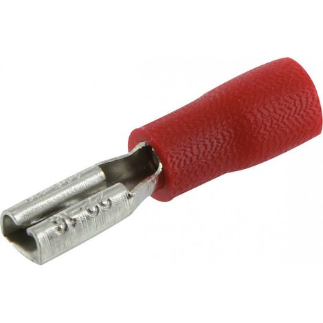 Clip Femenino Pre Aislado Rojo 2,80 10