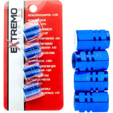 EPTUNING048 Aluminium-Ventilkappen - blaue Ventilkappen (1/5)