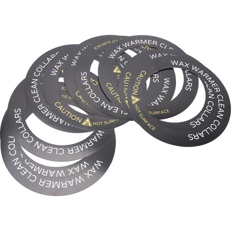 10 anneaux de protection en papier pour chauffe-cire, forme ronde, accessoires de nettoyage pour machine à épiler (1/5)