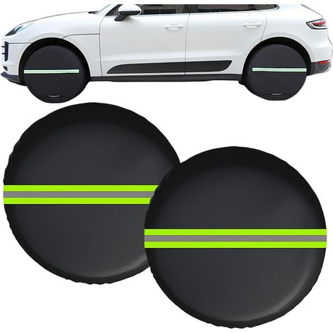 Housse De Roue De Secours - Anti-Vent Élastique Et Robuste - Protecteur De Roue Contre La Neige Et La Pluie,pour Les Véhicules Camping-Cars Camions SUV Berlines (1/5)