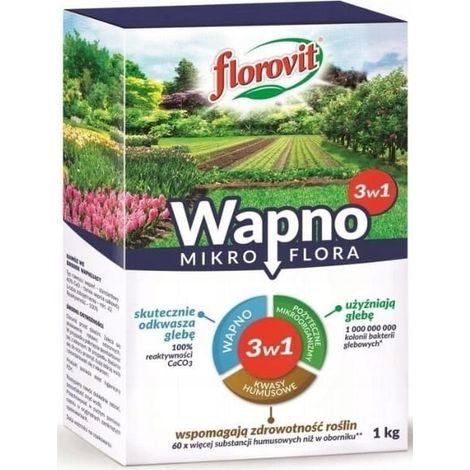 Florovit fertilizzante a base di calce microflora 1 kg fertilizzante granulare multifunzionale