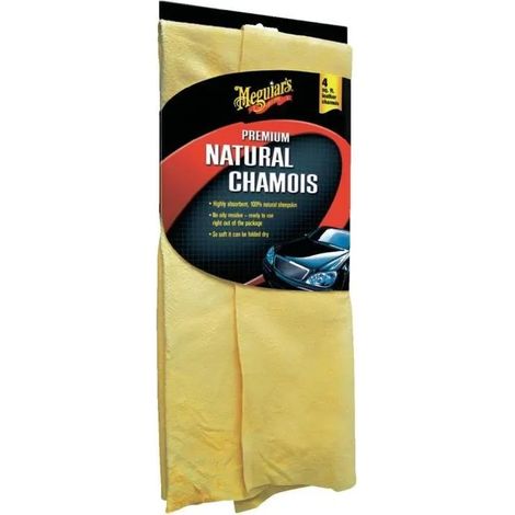 Meguiar's X2100 Natural Chamois, Panno Assorbente in Camoscio Naturale (1/3)