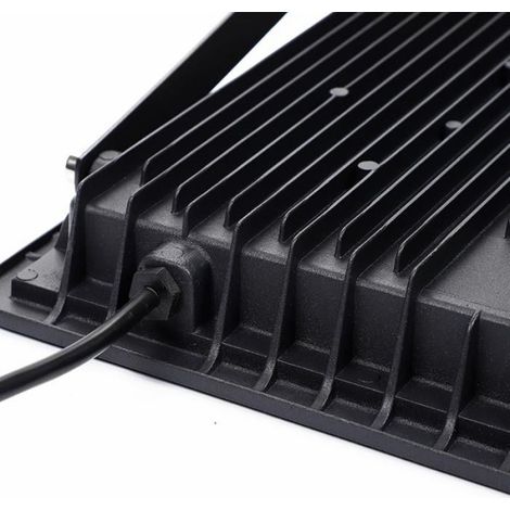 Projecteur LED - 100 W - 6500 K - IP66 - Pour Extérieur - Garage Patio - 23,7 x 3,3 x 16,4 cm - 1 Pièce (1/3)