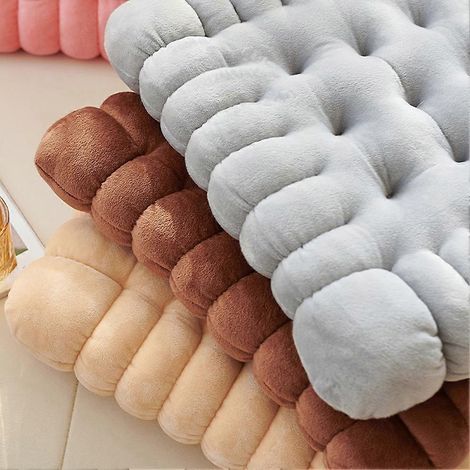 Keksförmiges Kissen, dickes Kissen, weiches Stuhlkissen, dekoratives und bequemes Sitzkissen, Geschenk für den Balkon B (1/5)