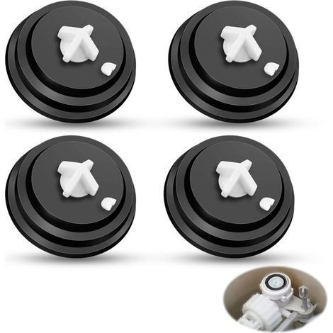 Lot de 4 joints de chasse d'eau WC en caoutchouc – Membranes résistantes à la déformation – Pour vannes à entrée latérale et par le bas (1/5)