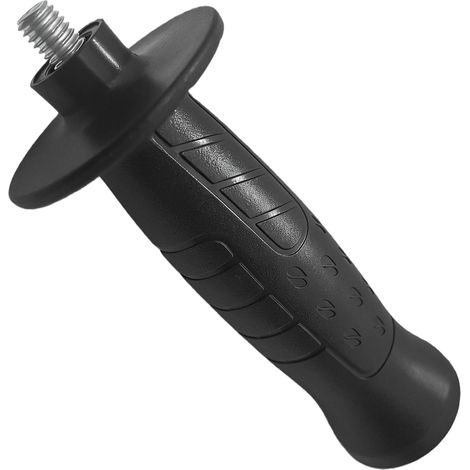 Poignée latérale pour meuleuse d'angle M8 - Antidérapante et durable - Accessoires de remplacement pour meuleuse d'angle - Compatible avec la plupart des modèles - Noir (1/5)